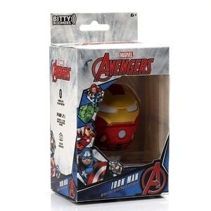NWT Marvel Avengers Bitty Boomers Iron Man Portable Speaker - Red and Gold